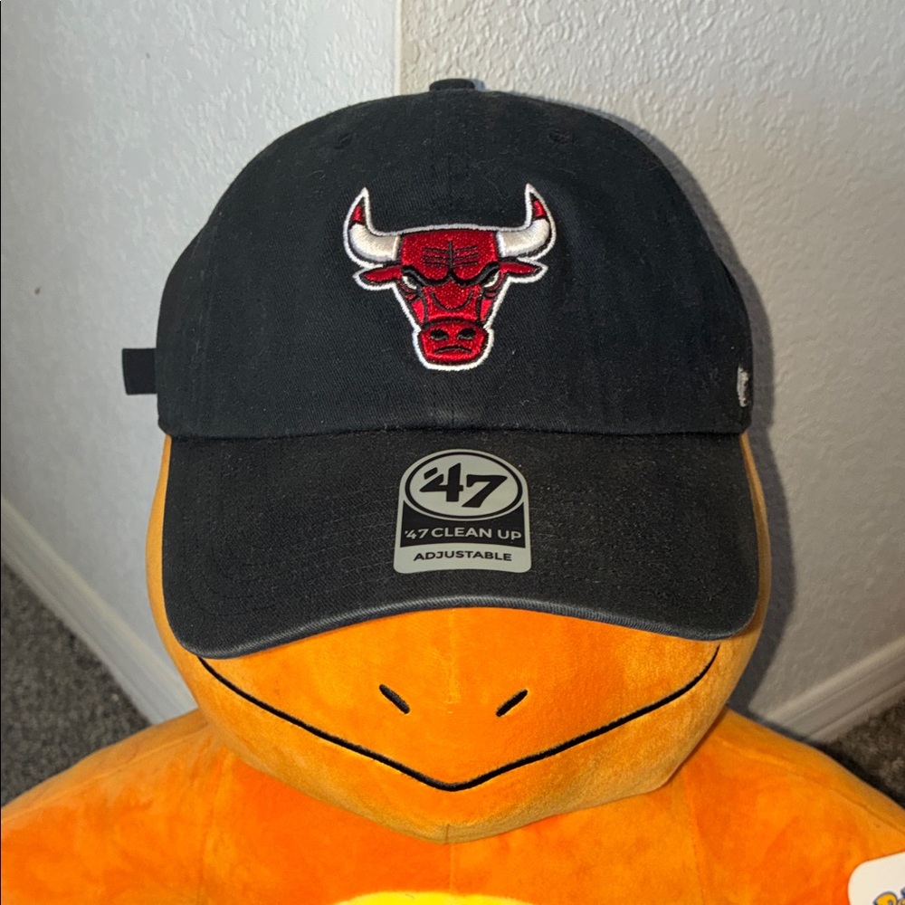 '47 Black Chicago Bulls Adjustable Cap